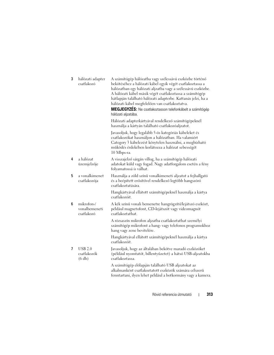 Dell OptiPlex 330 (Late 2007) User Manual | Page 313 / 490
