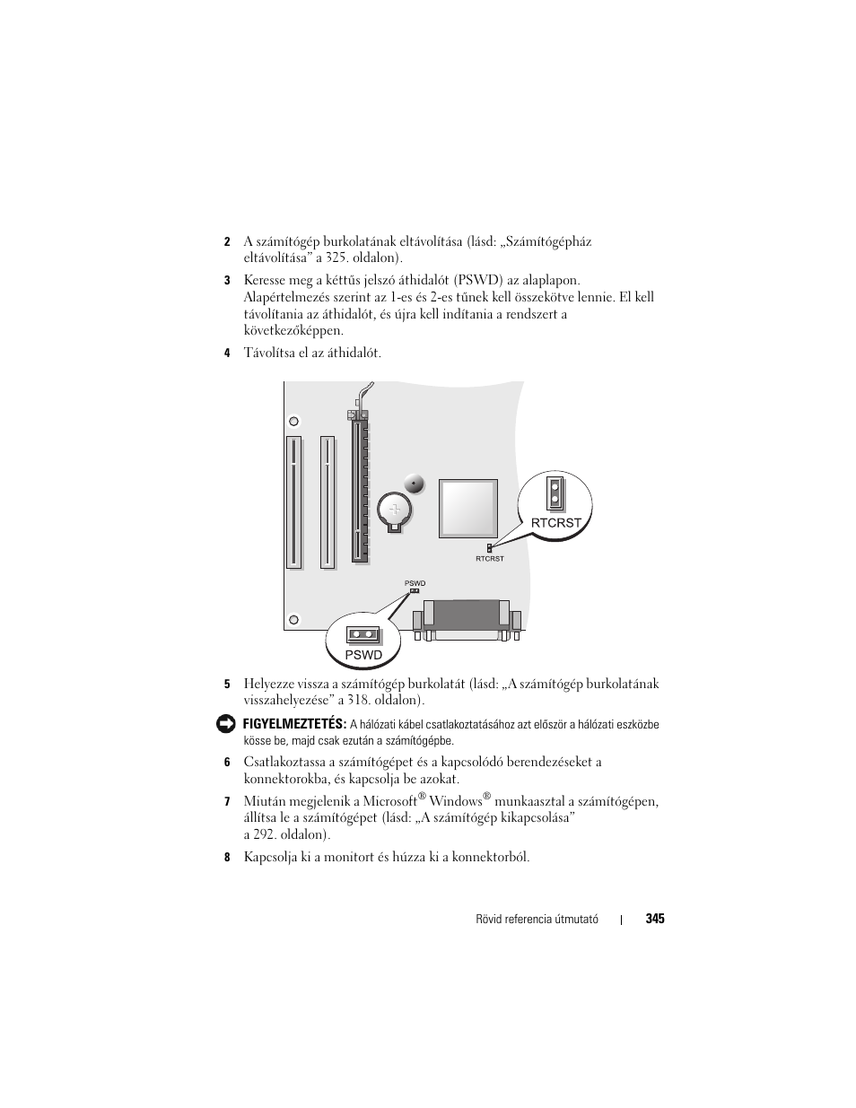 Dell OptiPlex 330 (Late 2007) User Manual | Page 345 / 490