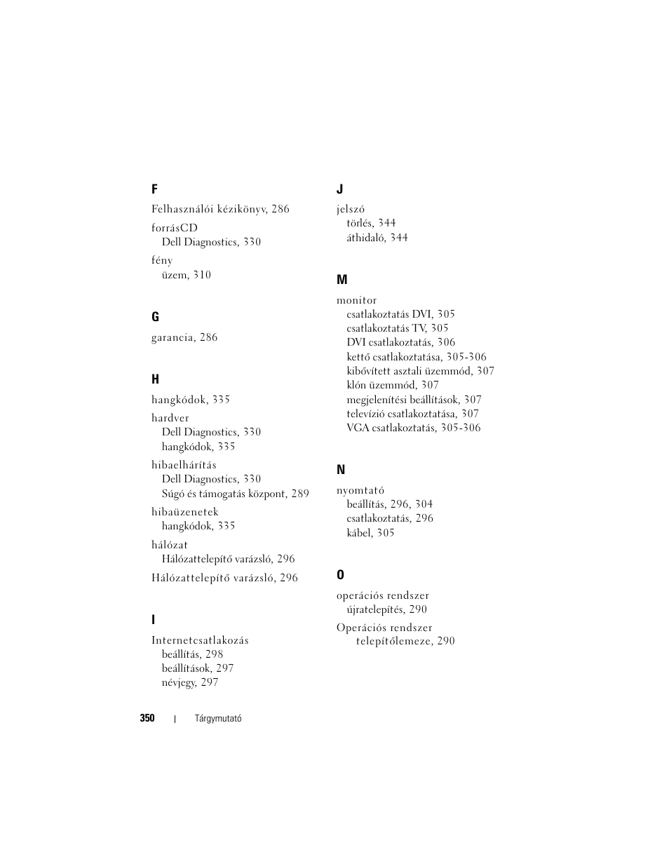 Dell OptiPlex 330 (Late 2007) User Manual | Page 350 / 490