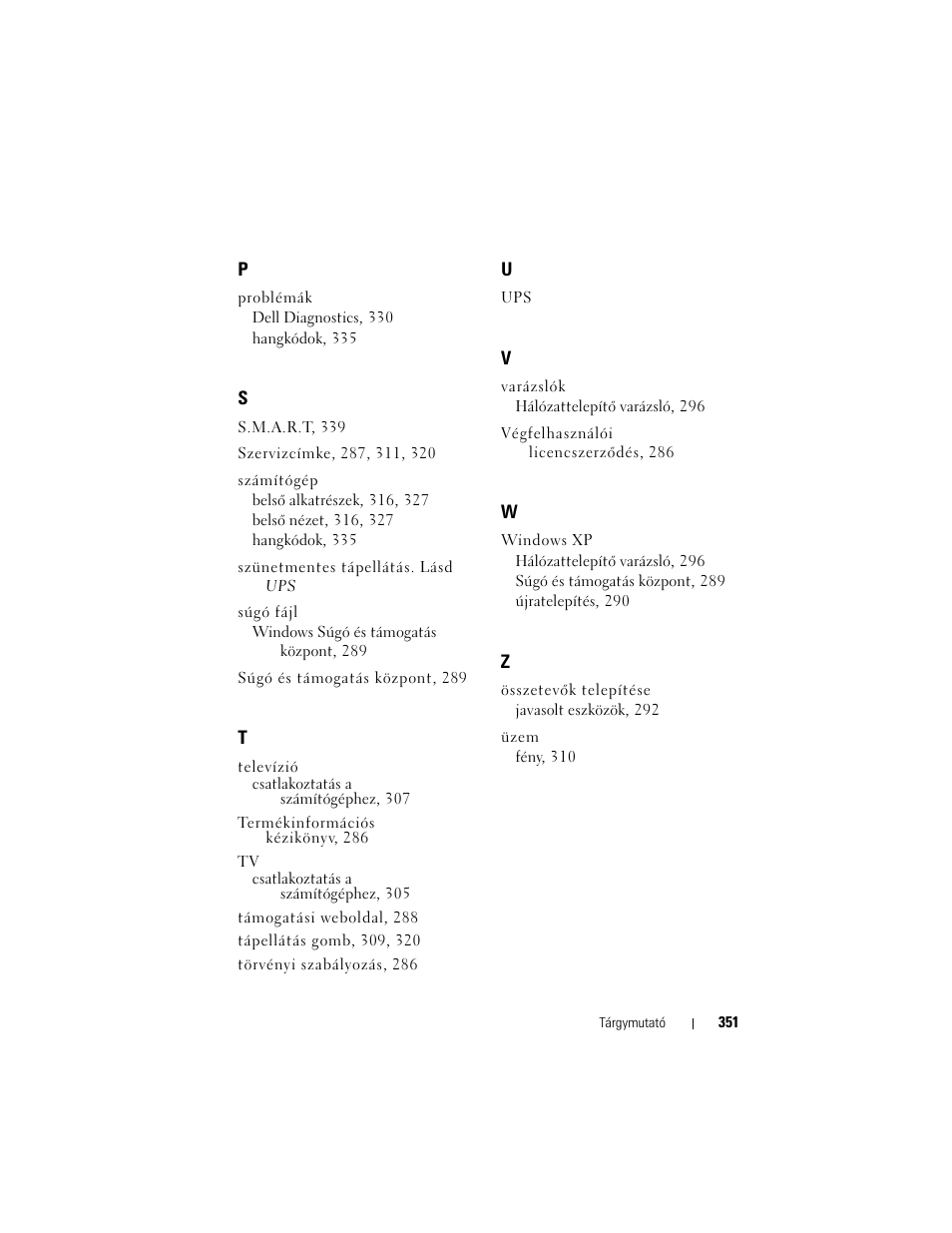Dell OptiPlex 330 (Late 2007) User Manual | Page 351 / 490