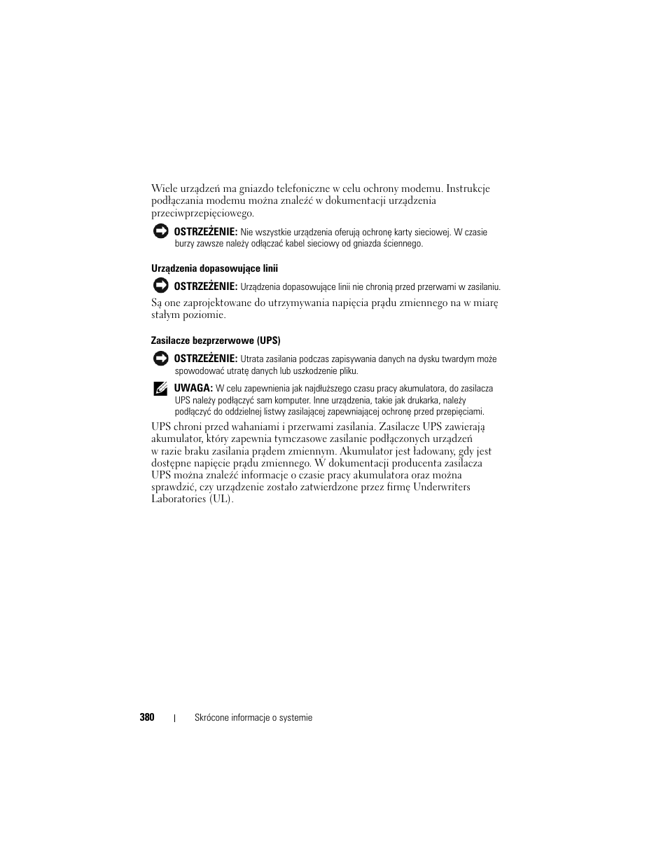 Dell OptiPlex 330 (Late 2007) User Manual | Page 380 / 490