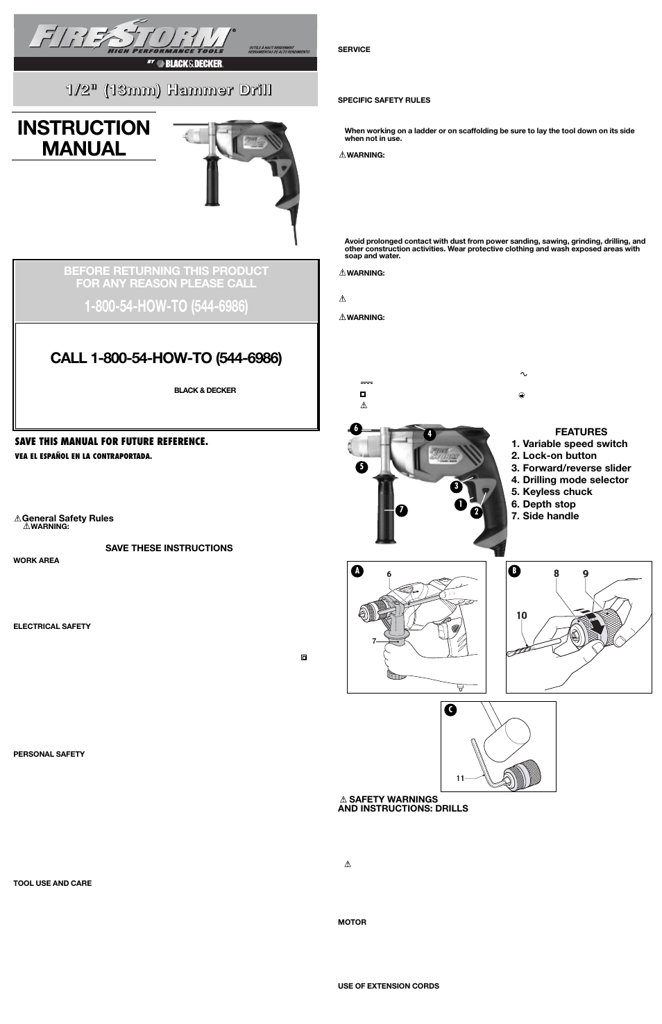 Black & Decker Fire Storm 622675-00 User Manual | 5 pages