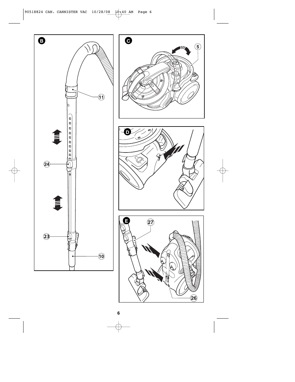 Black & Decker VN2200 User Manual | Page 6 / 36