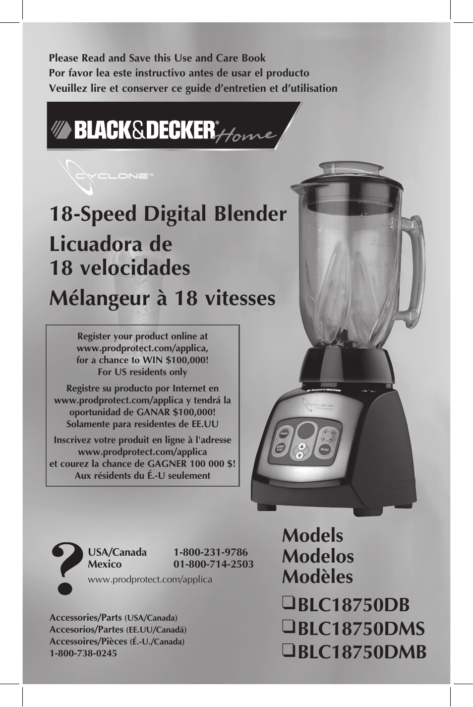 Black & Decker BLC18750DMB User Manual | 27 pages