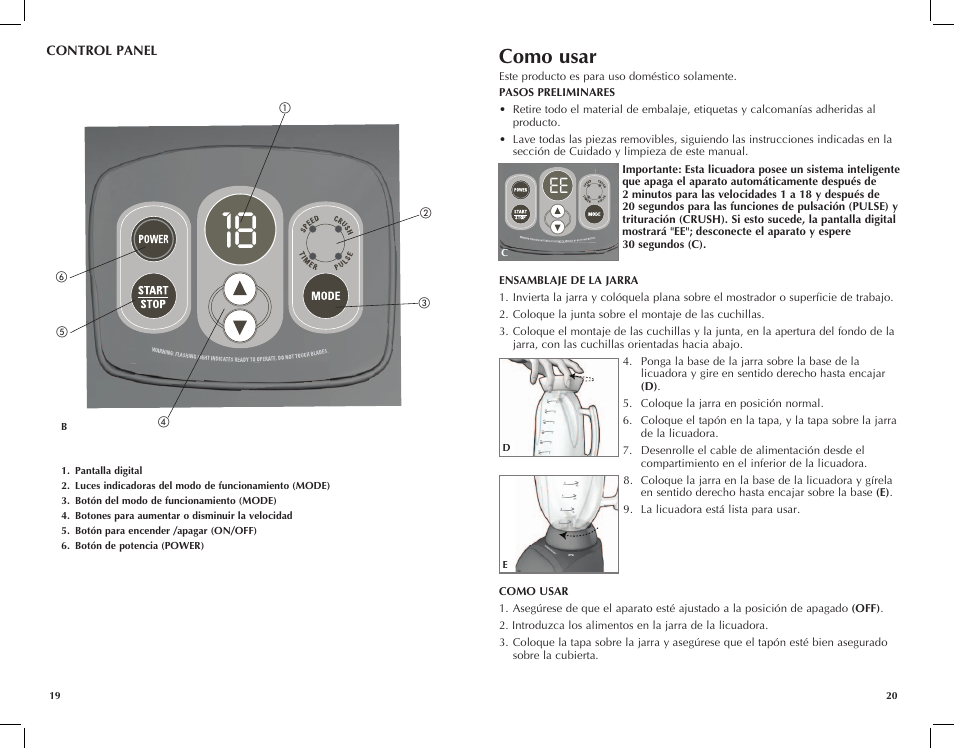 Como usar | Black & Decker BLC18750DMB User Manual | Page 11 / 27