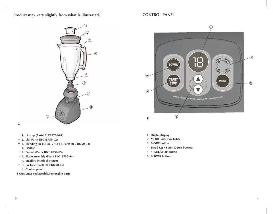 Black & Decker BLC18750DMB User Manual | Page 3 / 27