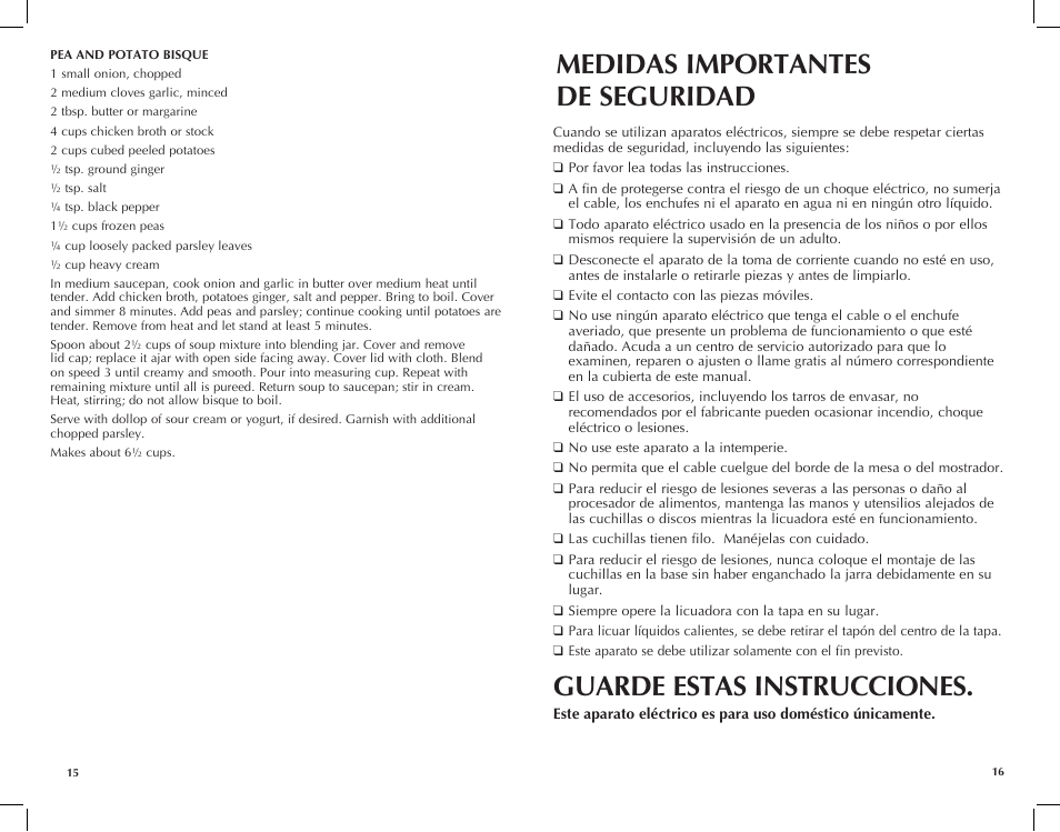 Medidas importantes de seguridad, Guarde estas instrucciones | Black & Decker BLC18750DMB User Manual | Page 9 / 27