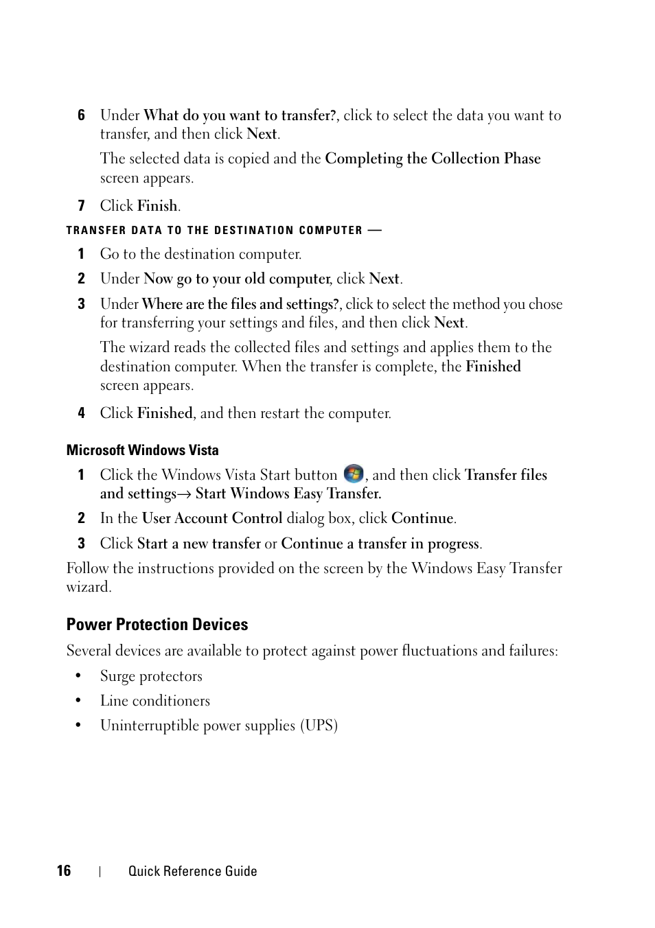 Power protection devices | Dell Precision T7400 (Late 2007) User Manual | Page 16 / 320