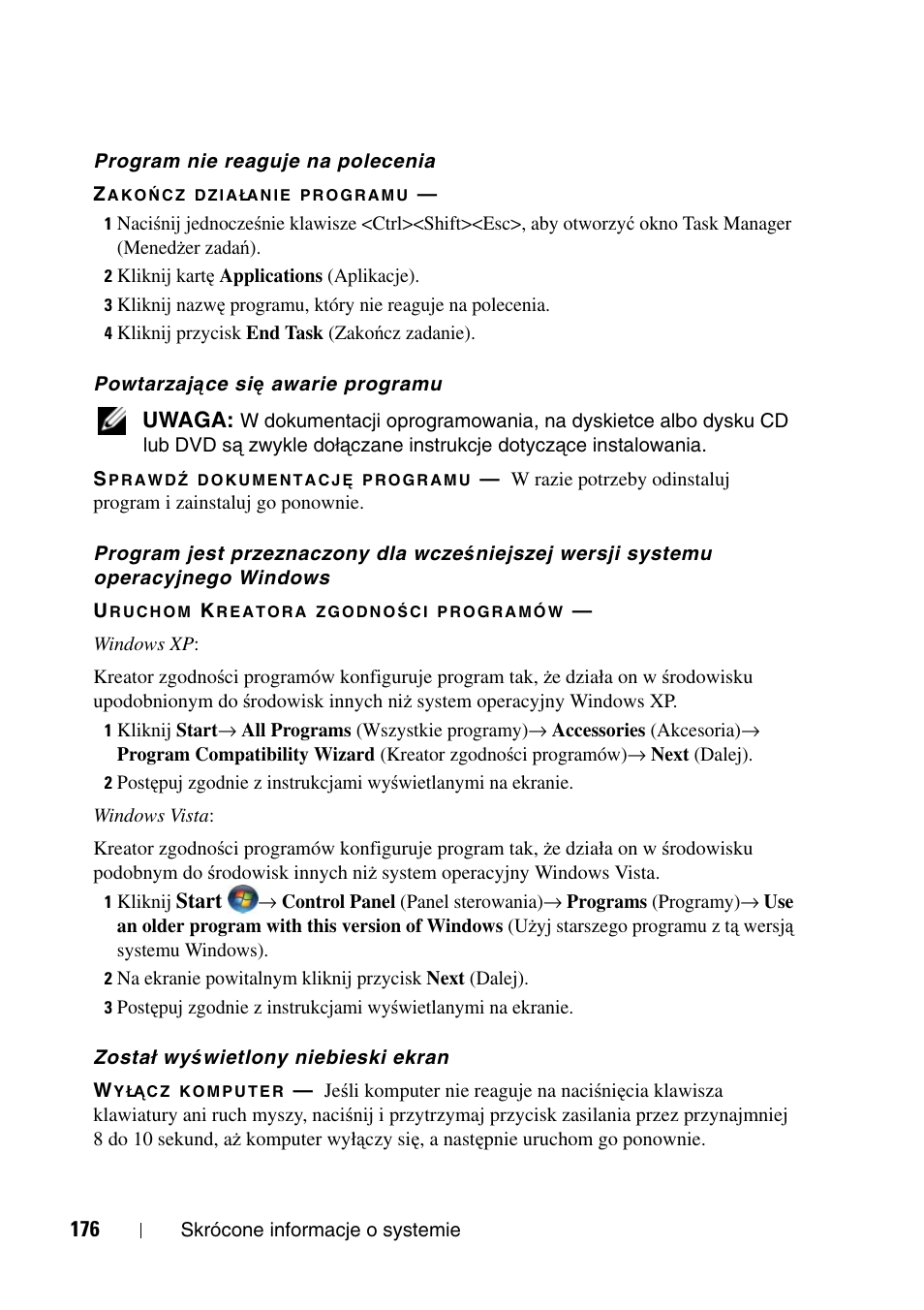 Dell Precision T7400 (Late 2007) User Manual | Page 176 / 320