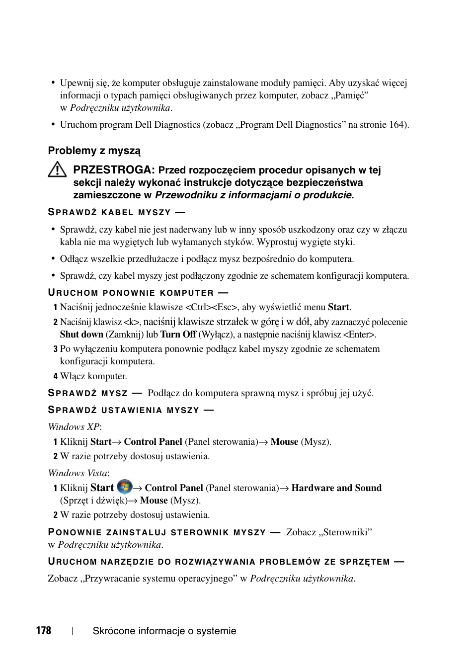 Dell Precision T7400 (Late 2007) User Manual | Page 178 / 320