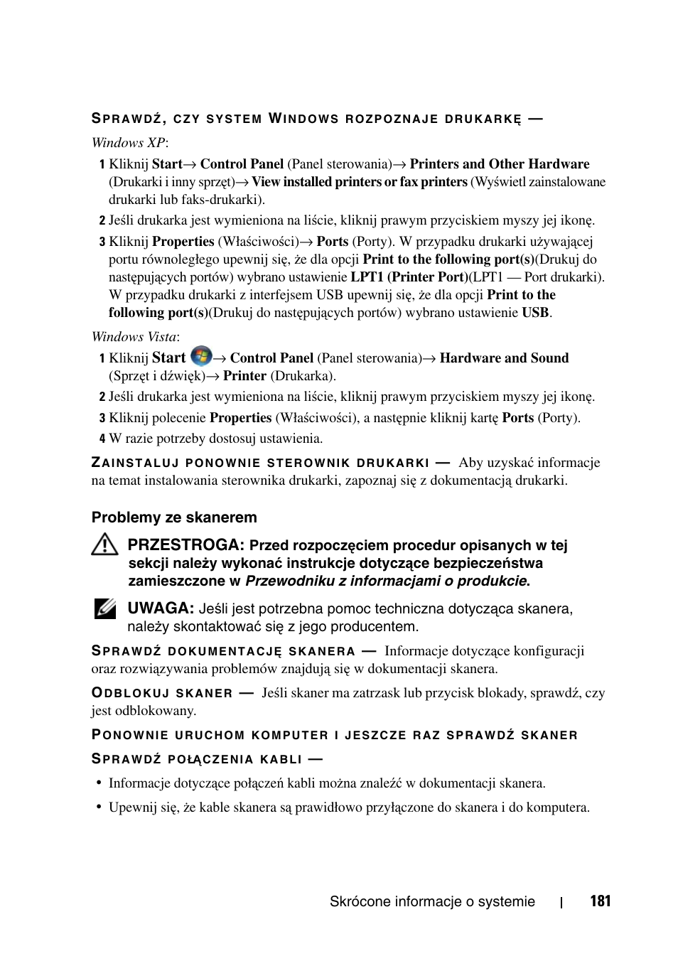 Dell Precision T7400 (Late 2007) User Manual | Page 181 / 320
