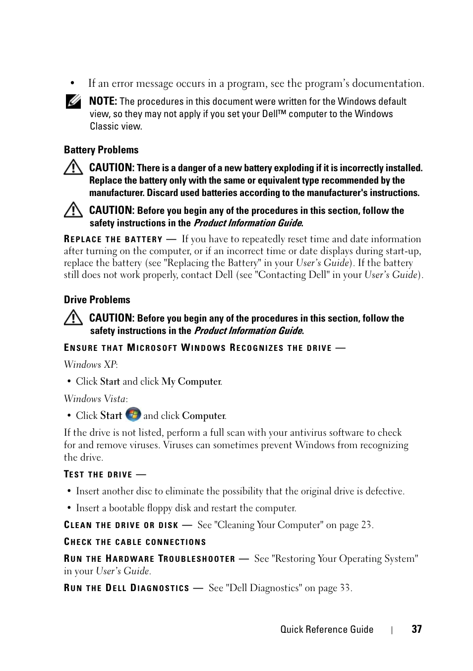 Dell Precision T7400 (Late 2007) User Manual | Page 37 / 320