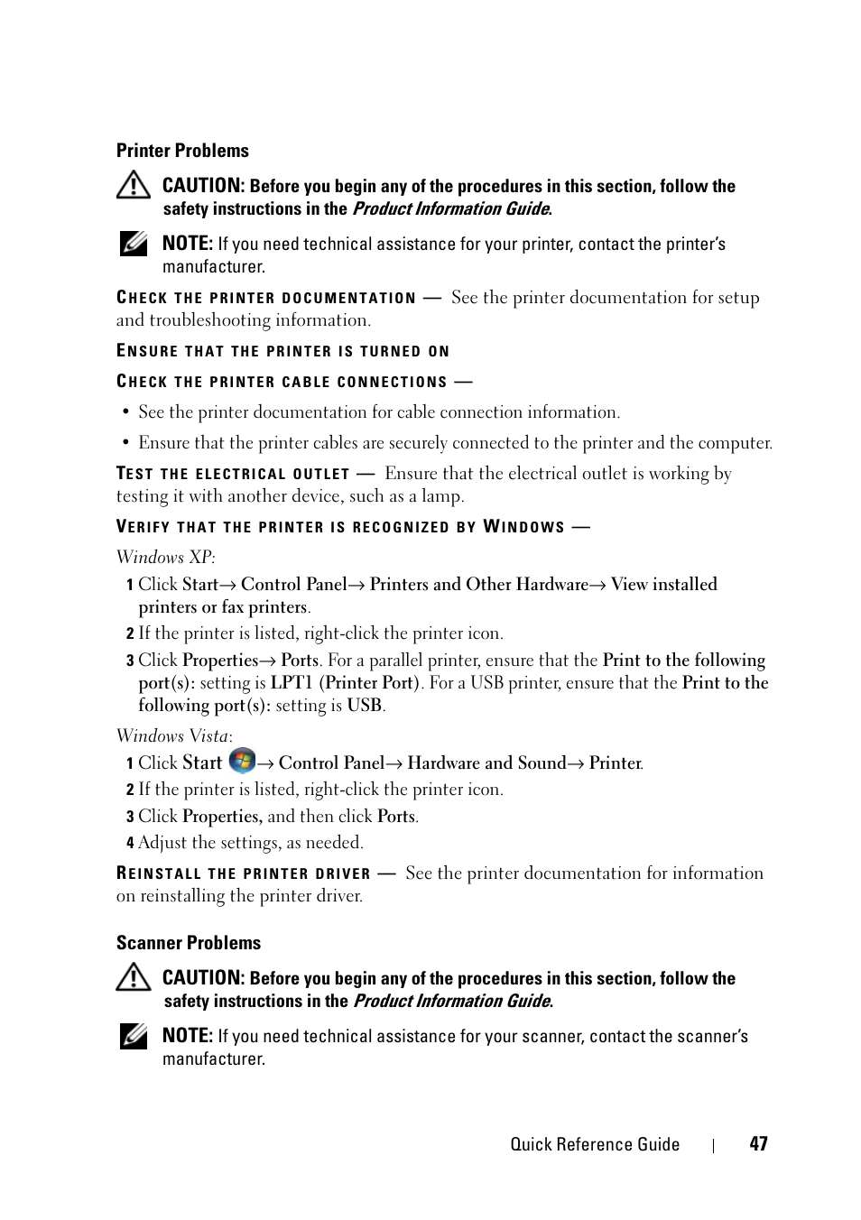 Dell Precision T7400 (Late 2007) User Manual | Page 47 / 320