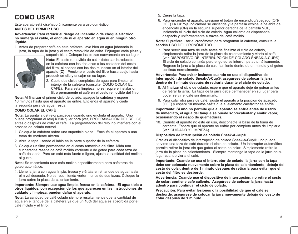 Como usar | Black & Decker DCM901BKT User Manual | Page 5 / 15