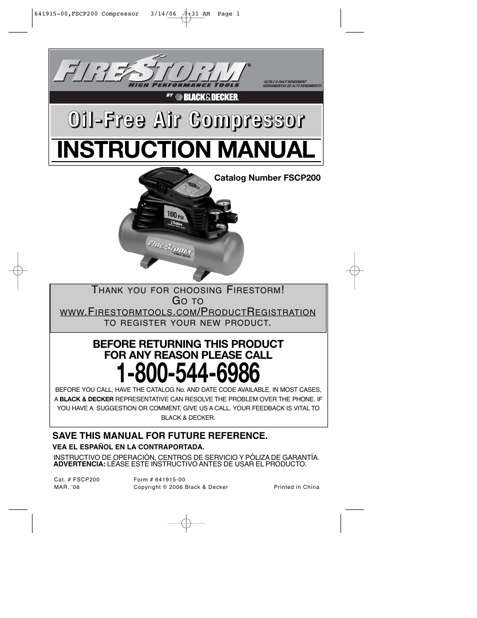 Black & Decker 641915-00 User Manual | 51 pages