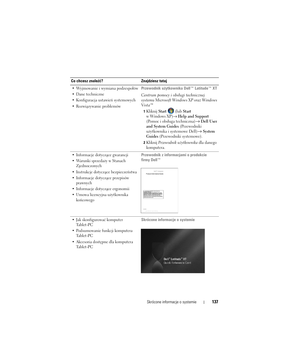 Dell Latitude XT (Late 2007) User Manual | Page 137 / 200