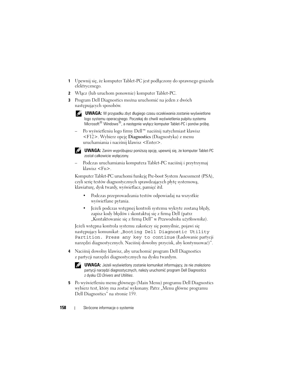 Dell Latitude XT (Late 2007) User Manual | Page 158 / 200