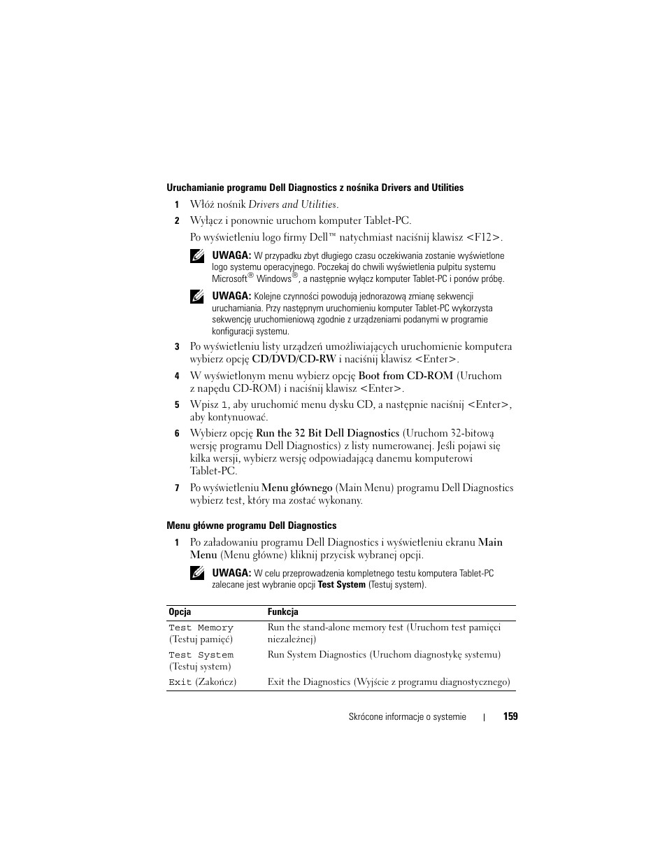 Dell Latitude XT (Late 2007) User Manual | Page 159 / 200