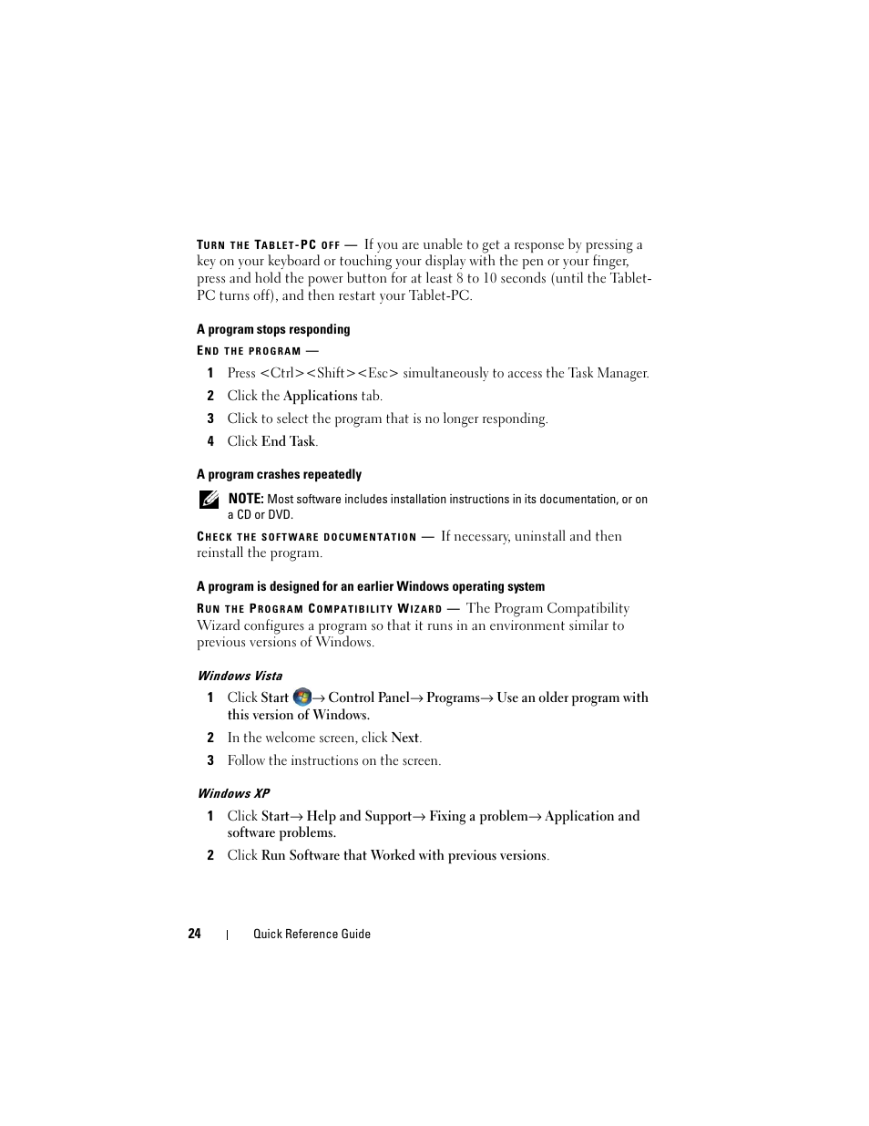 Dell Latitude XT (Late 2007) User Manual | Page 24 / 200