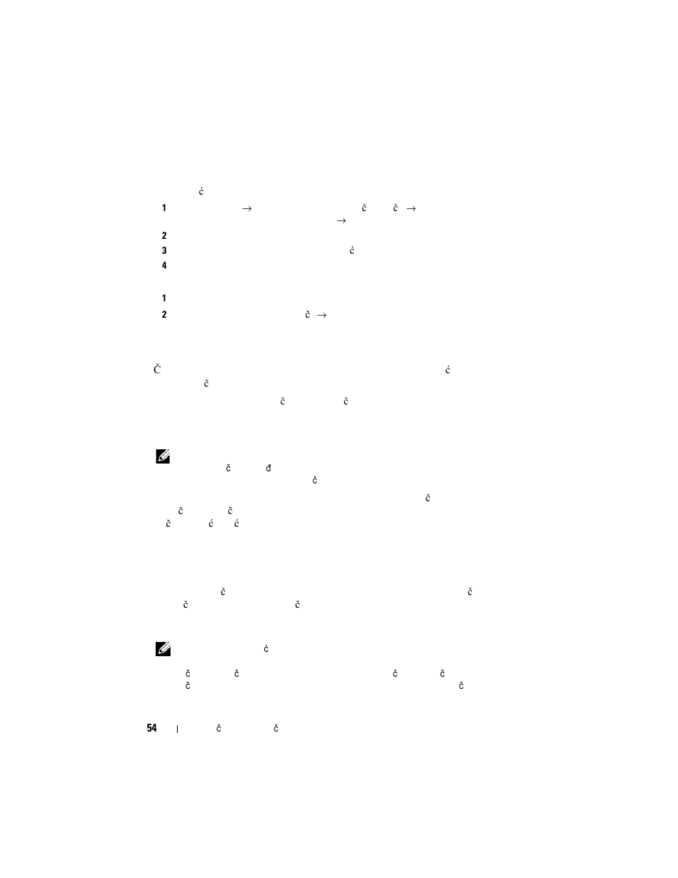 Punjenje baterije | Dell Latitude XT (Late 2007) User Manual | Page 54 / 200
