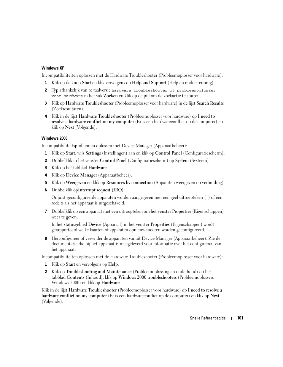Dell OptiPlex GX280 User Manual | Page 101 / 260