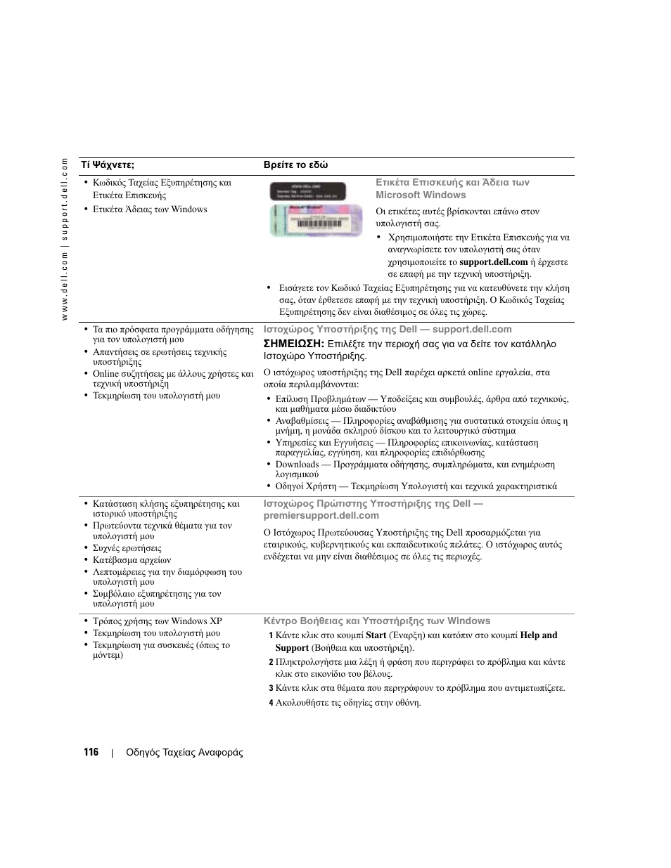 Dell OptiPlex GX280 User Manual | Page 116 / 260
