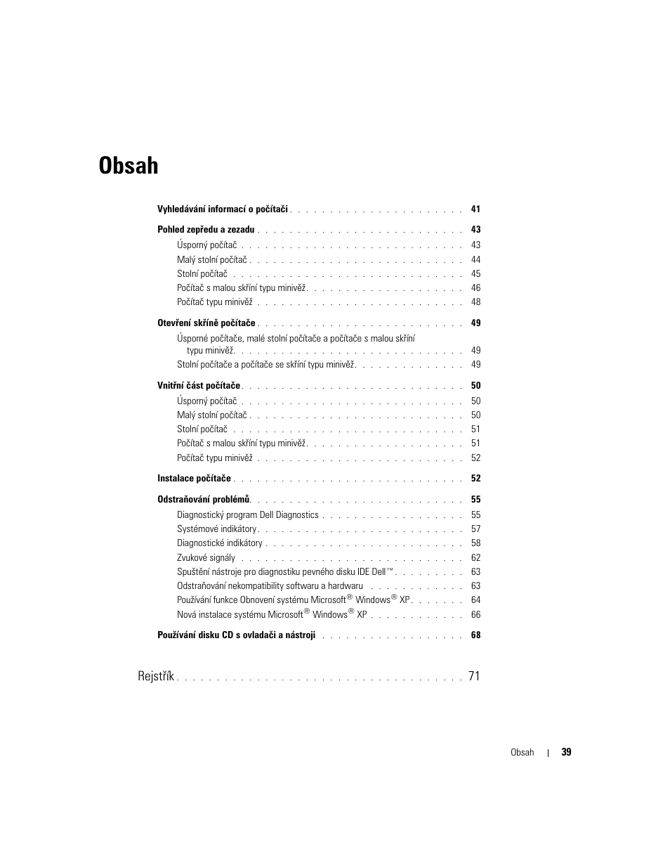 Dell OptiPlex GX280 User Manual | Page 39 / 260