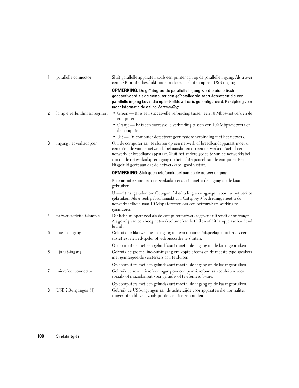 Dell OptiPlex 210L User Manual | Page 100 / 300