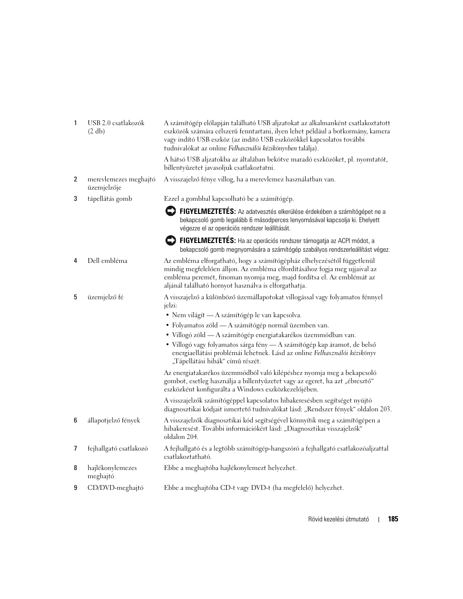 Dell OptiPlex 210L User Manual | Page 185 / 300