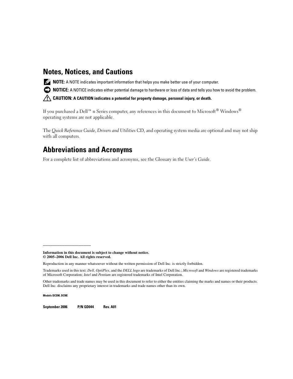 Abbreviations and acronyms | Dell OptiPlex 210L User Manual | Page 2 / 300