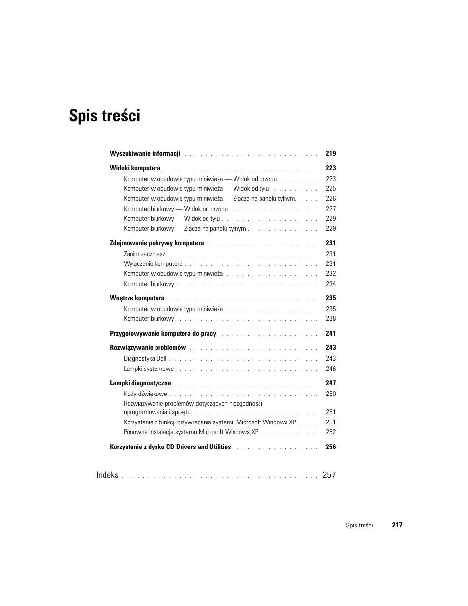 Dell OptiPlex 210L User Manual | Page 217 / 300