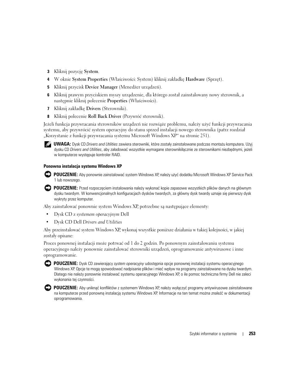 Dell OptiPlex 210L User Manual | Page 253 / 300