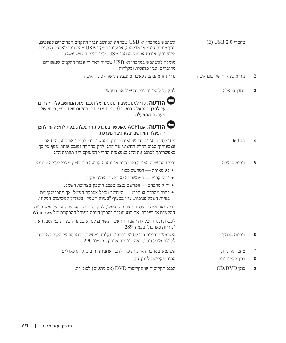 העדוה | Dell OptiPlex 210L User Manual | Page 288 / 300