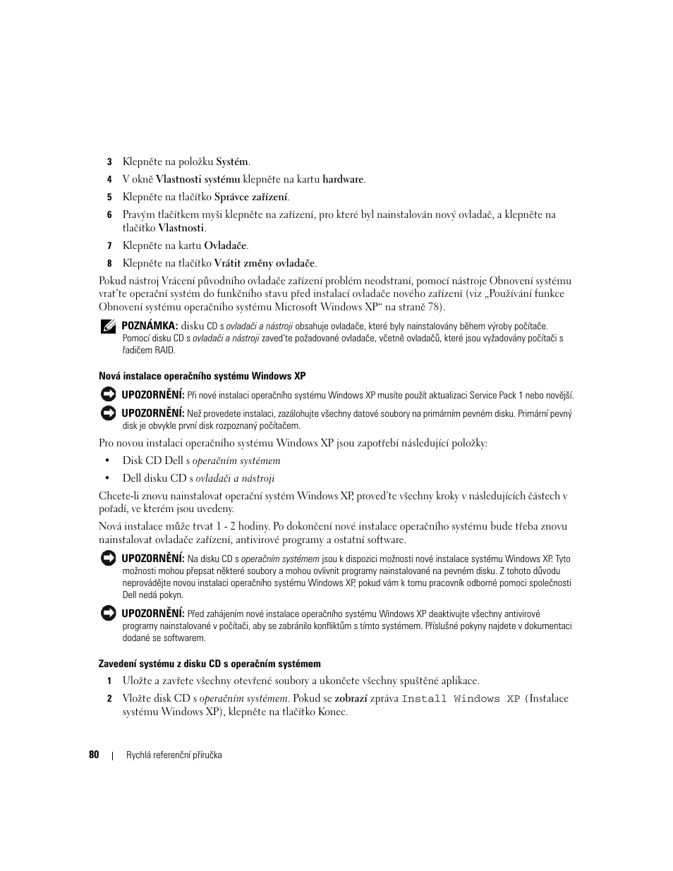 Dell OptiPlex 210L User Manual | Page 80 / 300