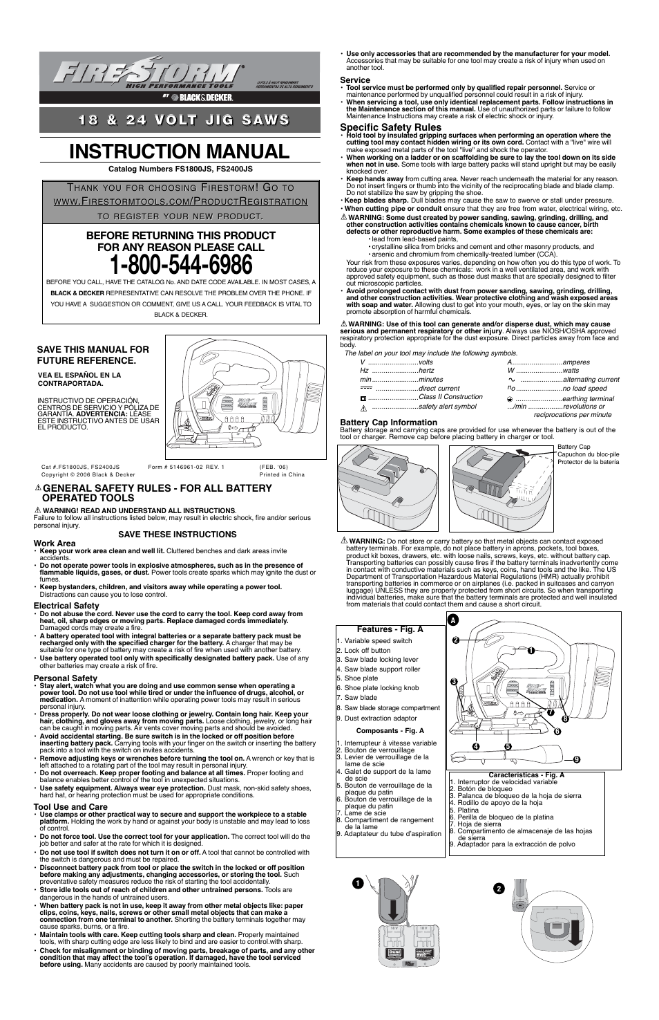 Black & Decker Fire Storm 5146961-02 User Manual | 7 pages