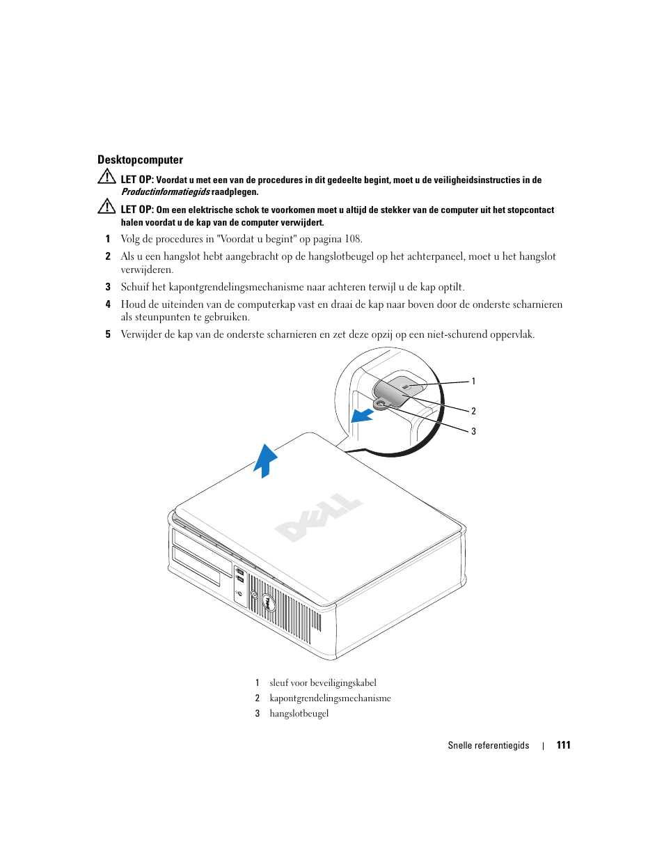 Desktopcomputer | Dell OptiPlex 320 User Manual | Page 111 / 312