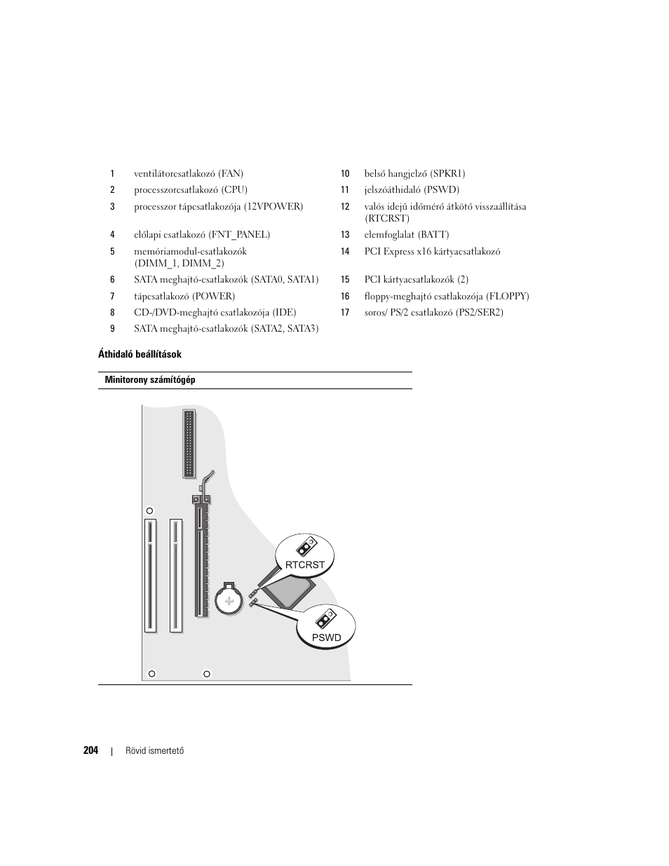 Dell OptiPlex 320 User Manual | Page 204 / 312