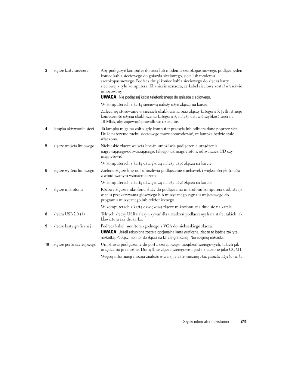 Dell OptiPlex 320 User Manual | Page 241 / 312