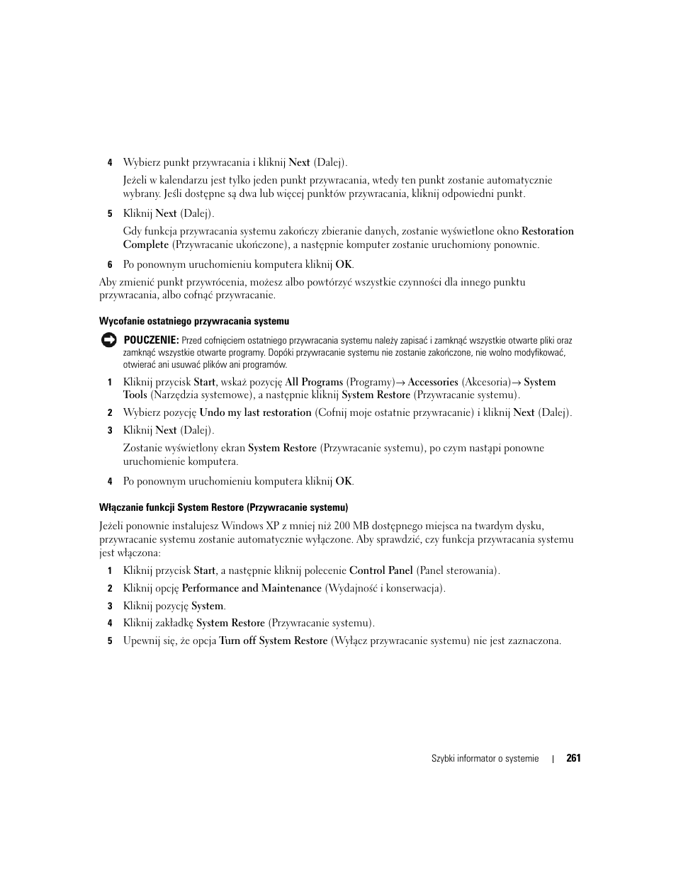 Dell OptiPlex 320 User Manual | Page 261 / 312
