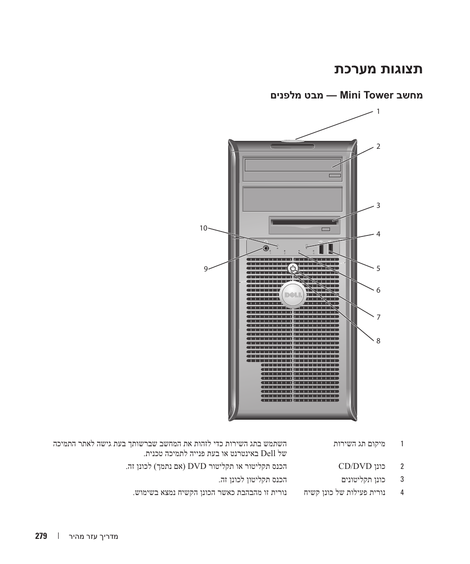 תכרעמ תוגוצת | Dell OptiPlex 320 User Manual | Page 302 / 312