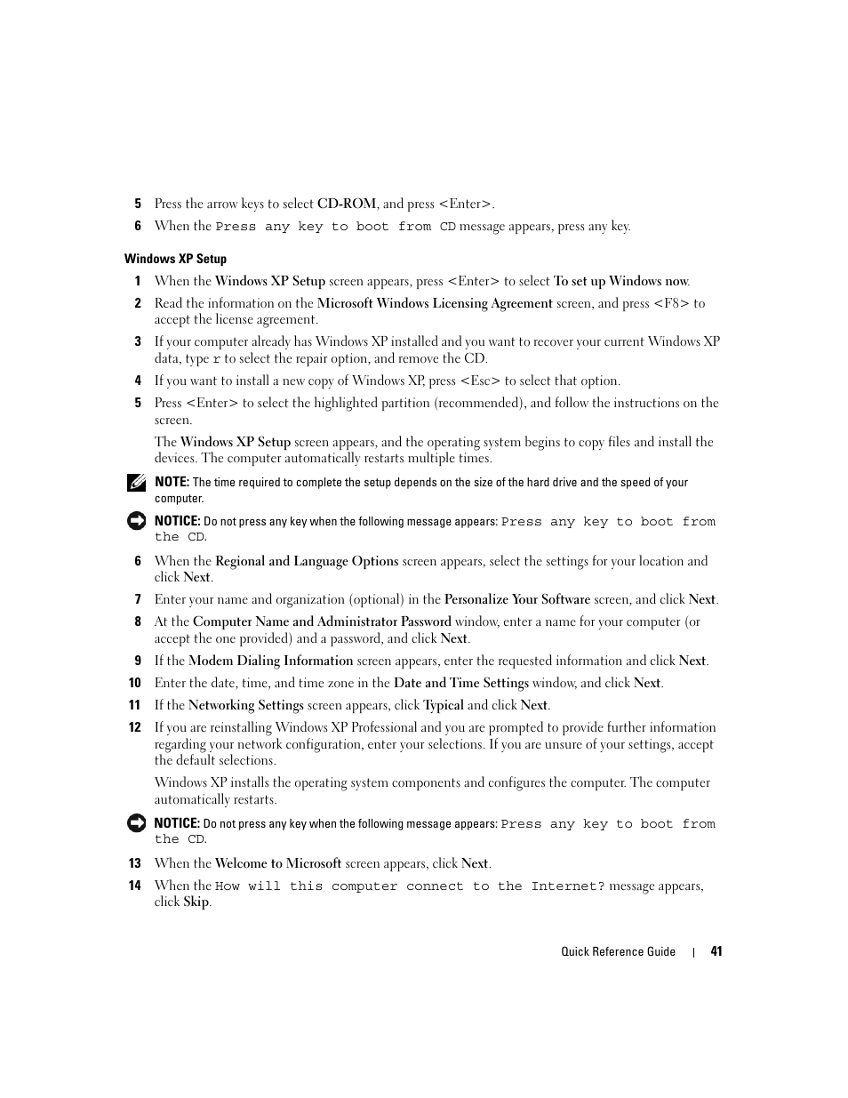 Dell OptiPlex 320 User Manual | Page 41 / 312