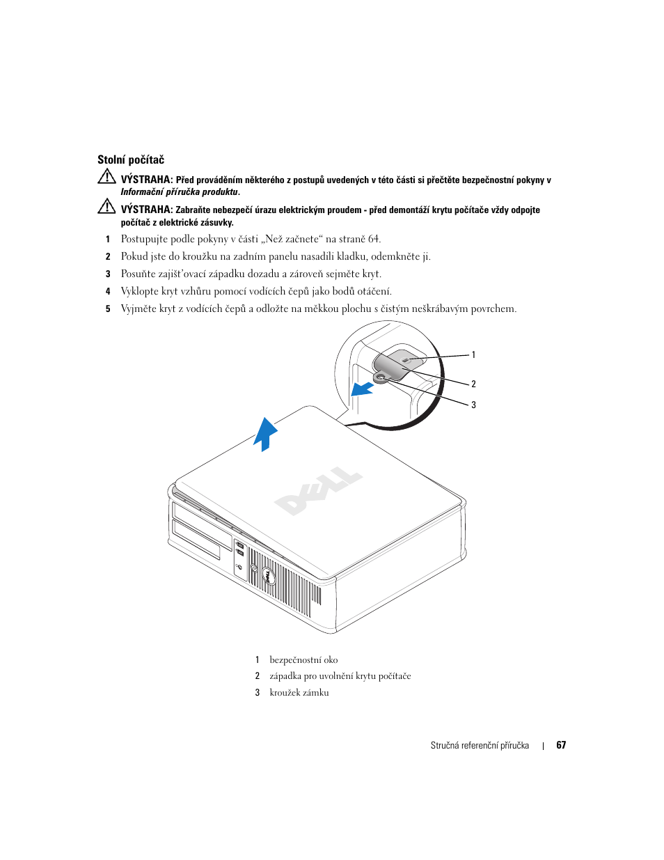 Stolní počítač | Dell OptiPlex 320 User Manual | Page 67 / 312