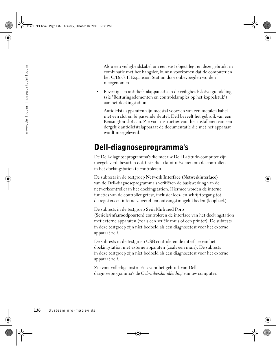 Dell-diagnoseprogramma's | Dell C/Dock II Expansion Station User Manual | Page 138 / 532