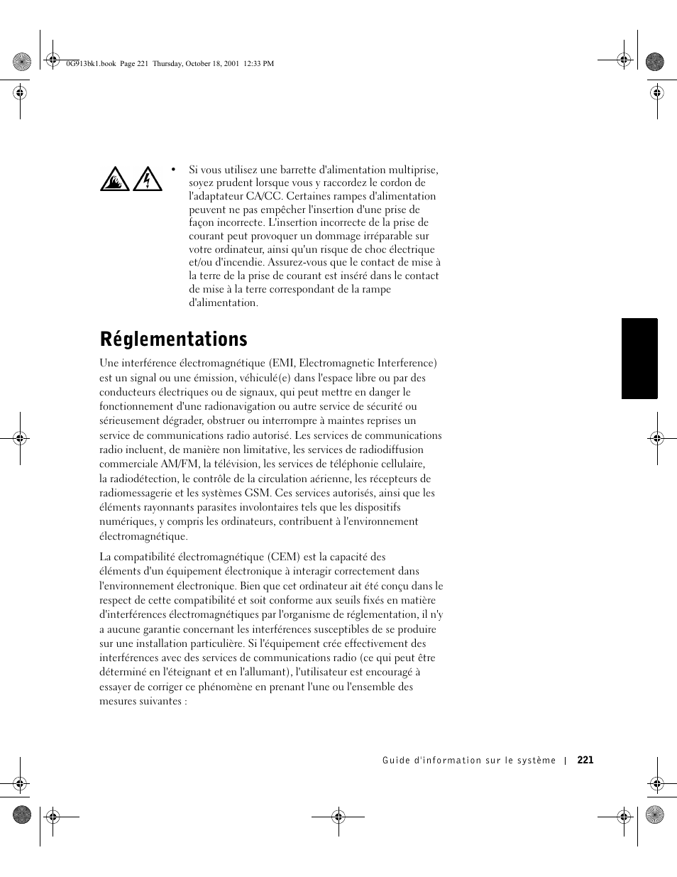 Réglementations | Dell C/Dock II Expansion Station User Manual | Page 223 / 532