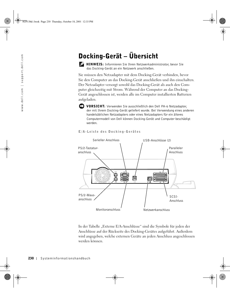 Docking-gerät – übersicht | Dell C/Dock II Expansion Station User Manual | Page 232 / 532