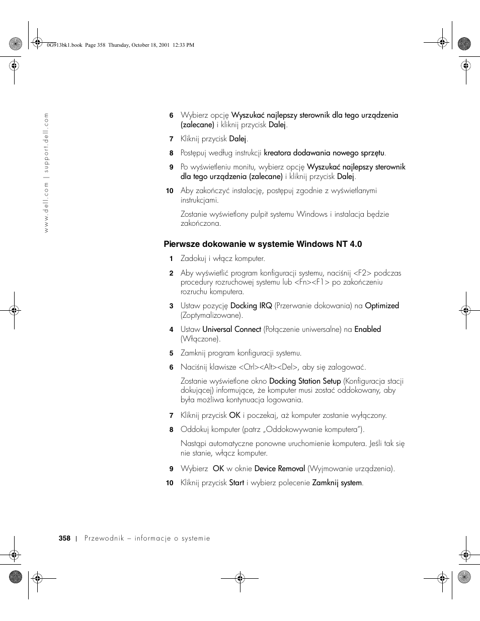 Dell C/Dock II Expansion Station User Manual | Page 360 / 532