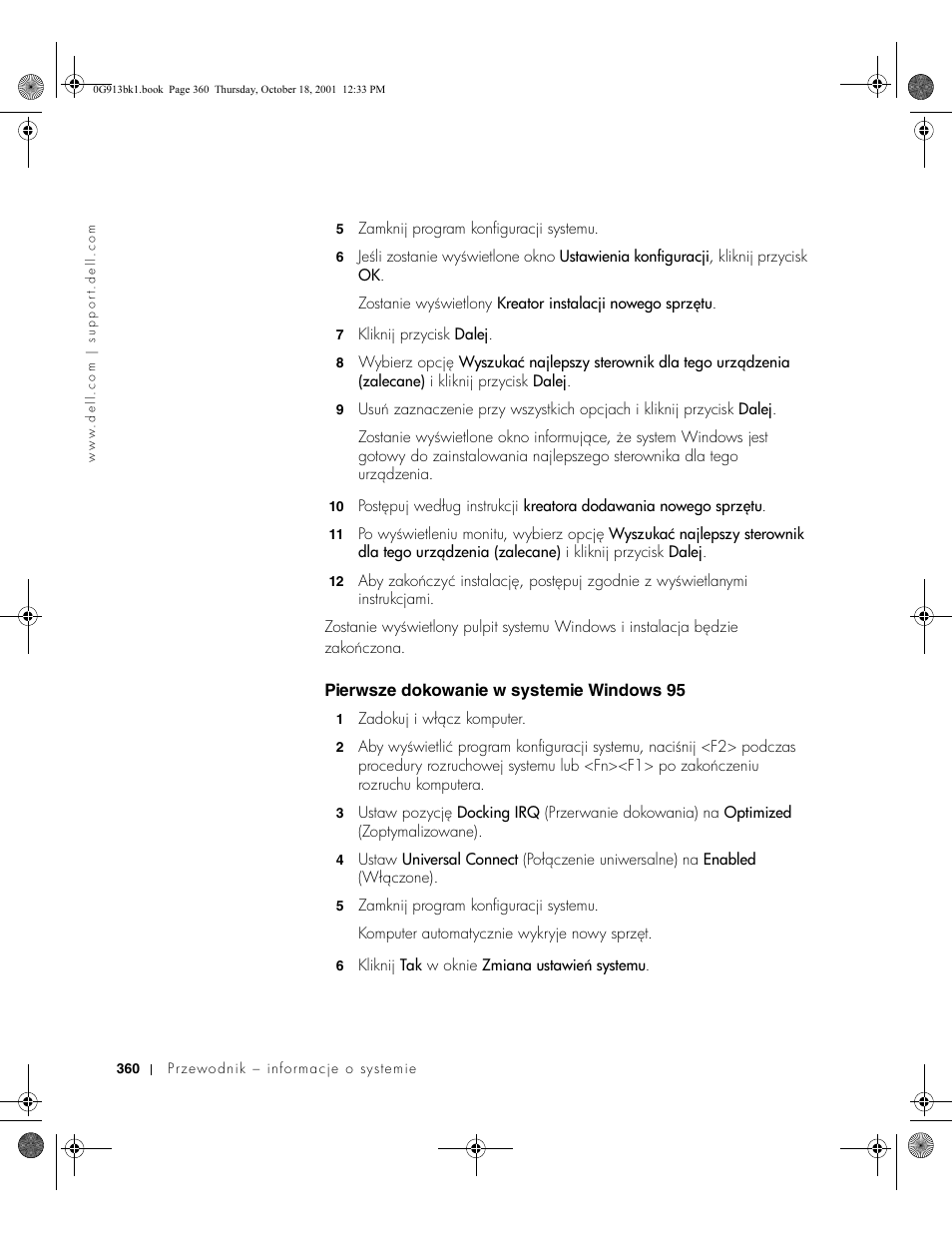 Dell C/Dock II Expansion Station User Manual | Page 362 / 532