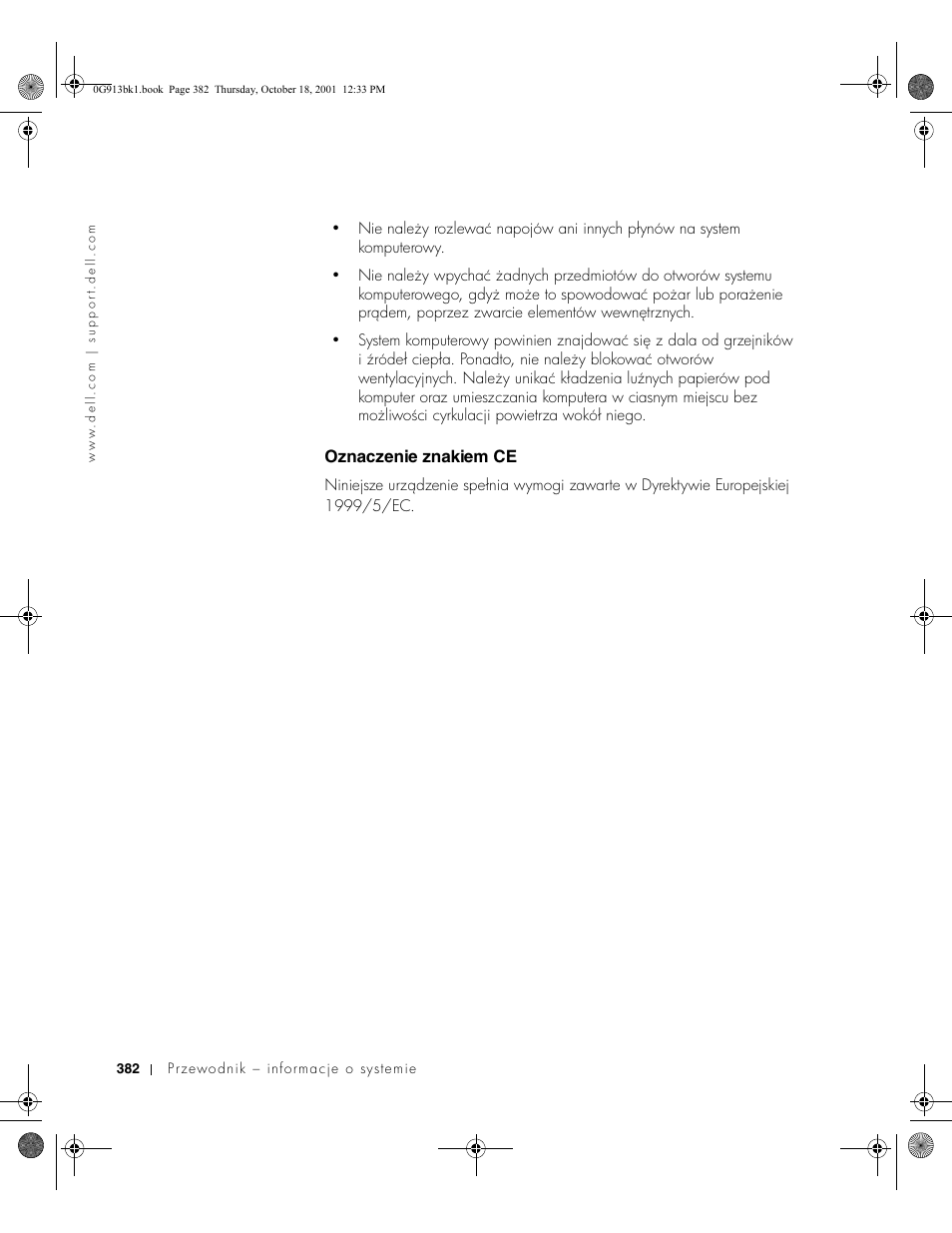 Oznaczenie znakiem ce | Dell C/Dock II Expansion Station User Manual | Page 384 / 532