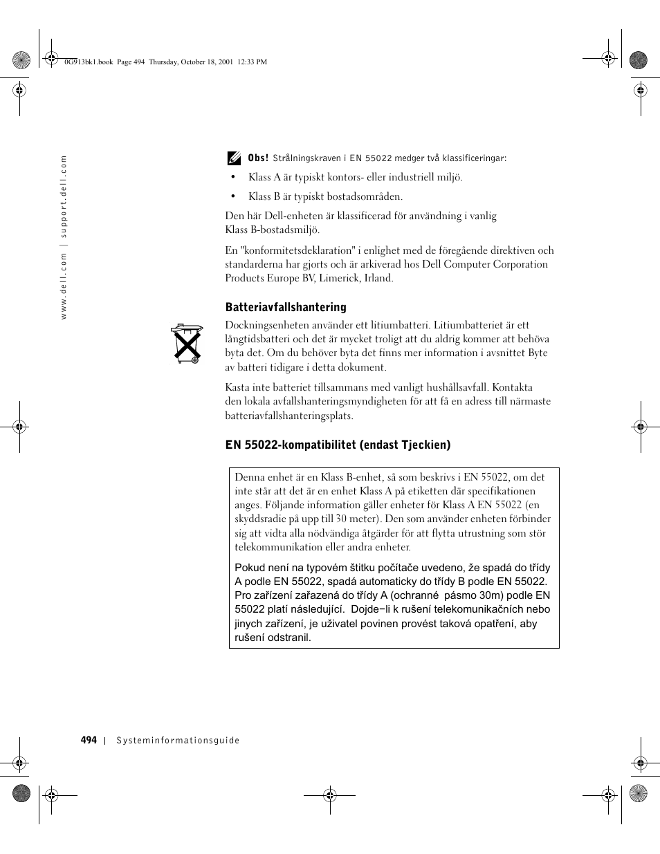 Dell C/Dock II Expansion Station User Manual | Page 496 / 532