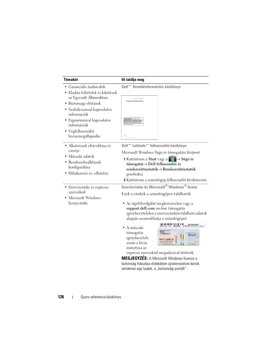 Dell Latitude D430 (Mid 2007) User Manual | Page 126 / 244